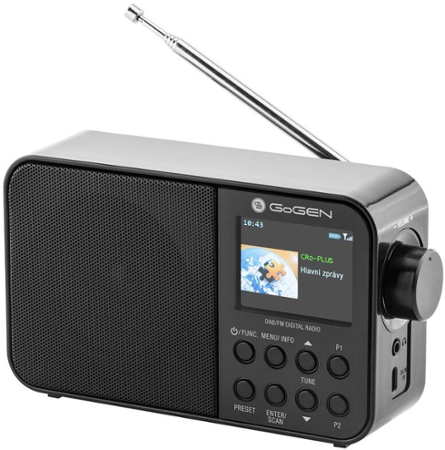 GoGEN DAB 500 BT C Black