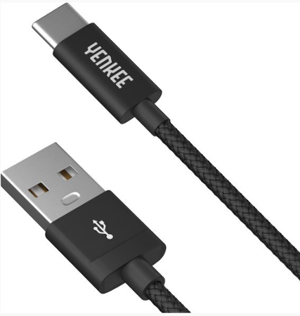 Yenkee YCU 301 BK USB A 2.0 / C 1m