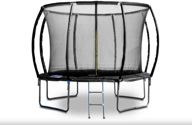 G21 SpaceJump 305 cm + ochranná síť + žebřík, černá