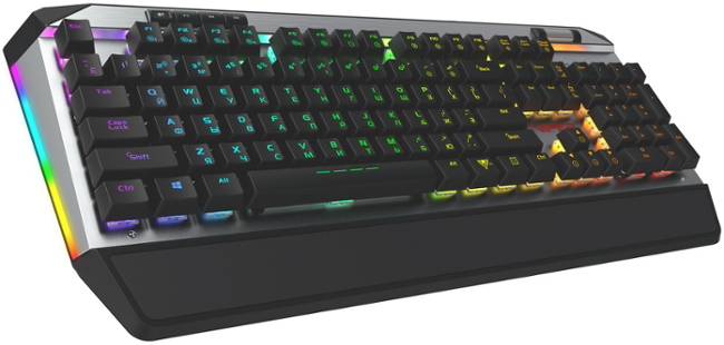 Patriot Viper 765 RGB/Drátová USB/RU layout/Černá-stříbrná