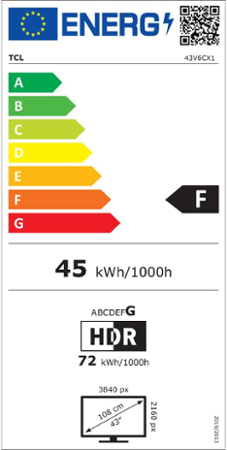 TCL 43V6C