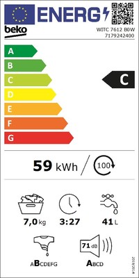 Beko WITC7612B0W