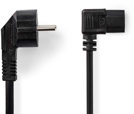 Nedis CEGL10020BK50 230V 5m uhlový černý