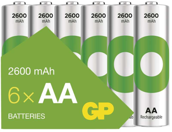 GP ReCyko 2600 AA 6ks 1032226260