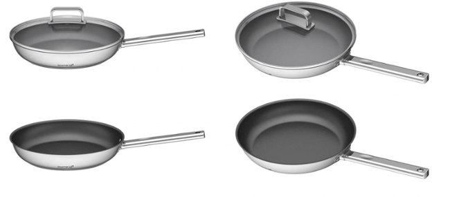 G21 Gourmet Magic s cedníkem, 4 díly, nerez