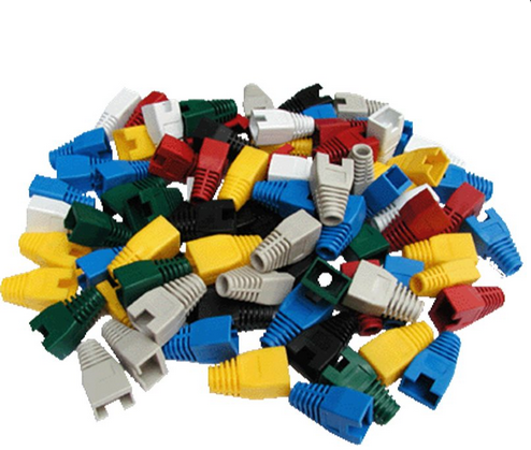 Ochrana RJ45 s výřezem šedá