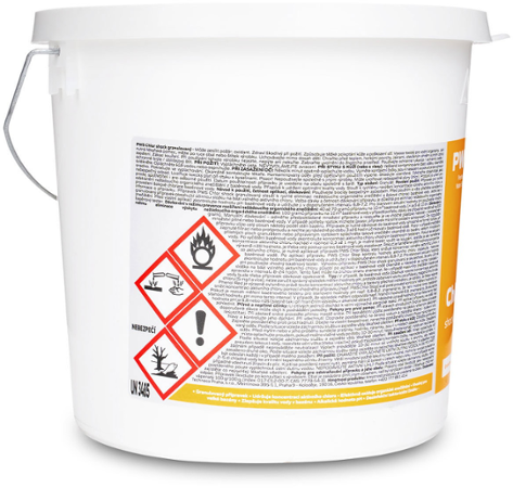 PWS Chlor šok 3kg - organický granulát