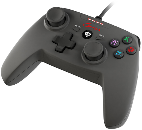 Drátový gamepad Genesis P58, pro PS3/PC, vibrace