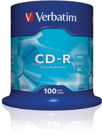 Verbatim CD-R 700MB spindl 100ks