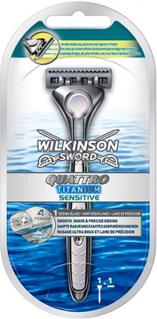 Wilkinson Sword Quattro Titanium Sensitive