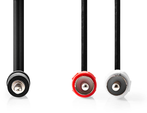 Nedis CAGL22200BK20 Stereo 3,5MM JACK - 2X RCA 2 m