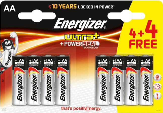 Energizer max tužka AA 4+4 KS EU010