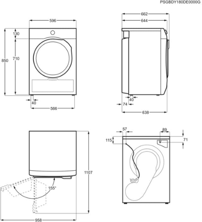 Electrolux EW8D595MCC