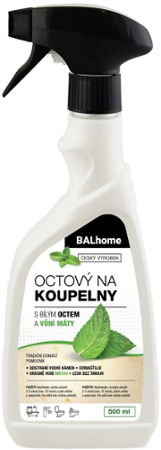 Balhome octový čistič na koupelny s vůní máty 500 ml, rozprašovač