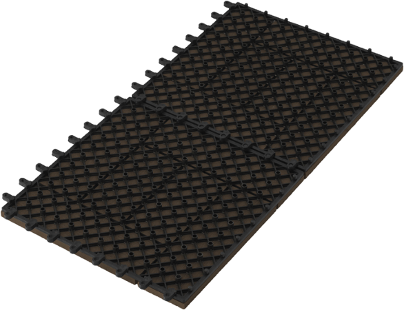 WPC dlaždice G21 Palmyra, Indický teak, balení 1 m2