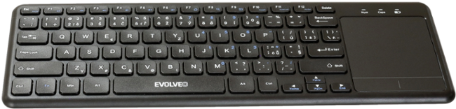 EVOLVEO WK32BG/Bezdrátová USB/CZ layout/Černá