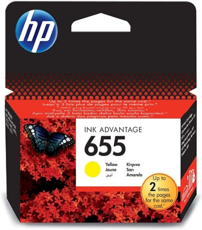 HP 655 Yellow CZ112AE