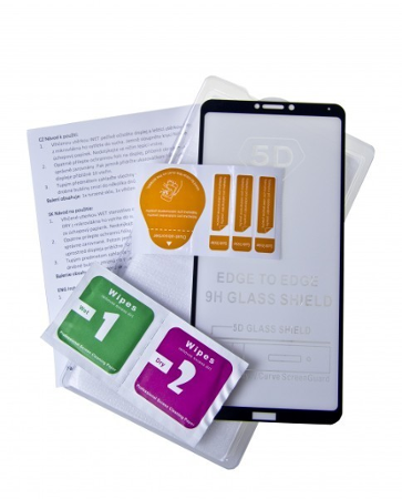 Aligator Print tvrzené sklo Samsung A21s, černá 