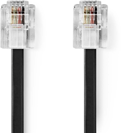 Nedis TCGL90200BK20 RJ11 2m black