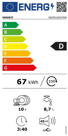 Indesit IN2FD10CS70W 
