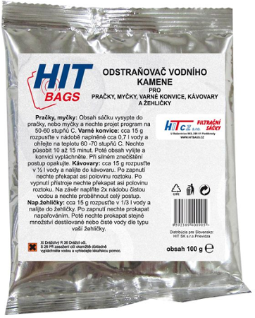 HIT Odstraňovač vodního kamene 100g