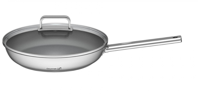 G21 Gourmet Magic s cedníkem, 4 díly, nerez