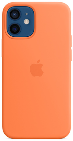 iPhone 12 mini Silicone Case with MagSafe Kumquat