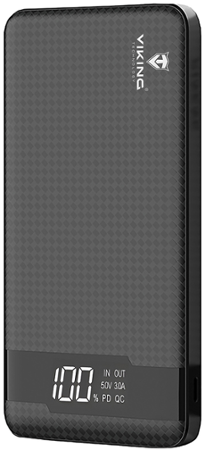 VIKING POWER BANK PN-962PD QC3.0 20000mah, QUICK CHARGE 3.0, Černá