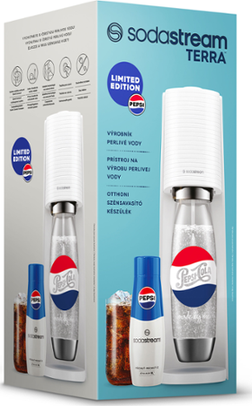 SodaStream TERRA White Pepsi Mpack