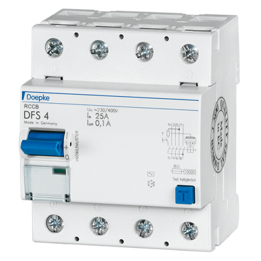 Doepke 25A 4P 100mA IP40 DFS4 025-4/0,10-AC
