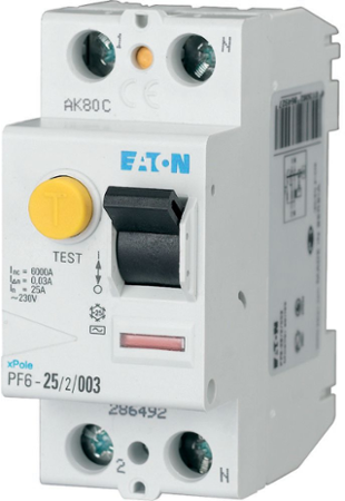 Eaton PF6-25/2/003-A 25A 30mA A 112921