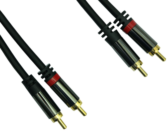 AQ PX43030 audio kabel - 2 x RCA - 2 x RCA - 3 m