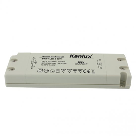 Kanlux Transformátor 12V DRIFT LED 3-18W 08550