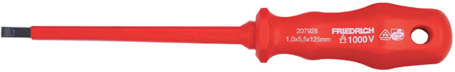 Šroubovák plochý 175x8,0 VDE 1000V 207959