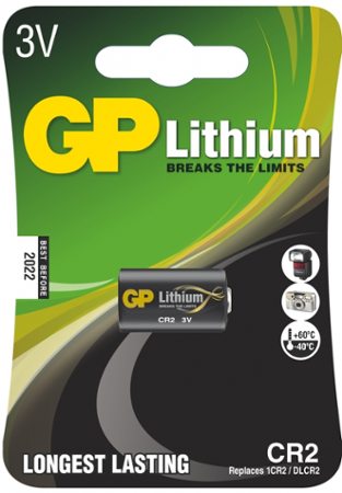 GP lithium CR2, 850mAh