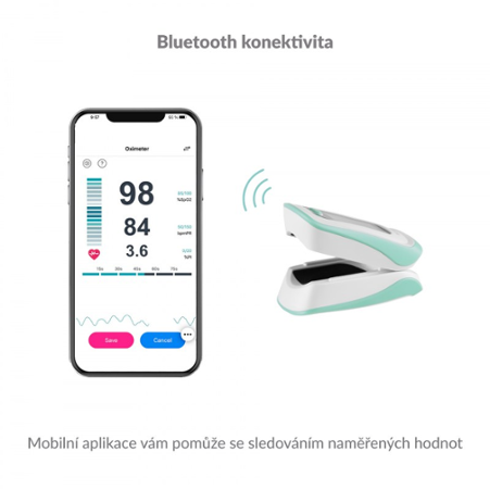 TrueLife Pulzní oxymetr X5 BT