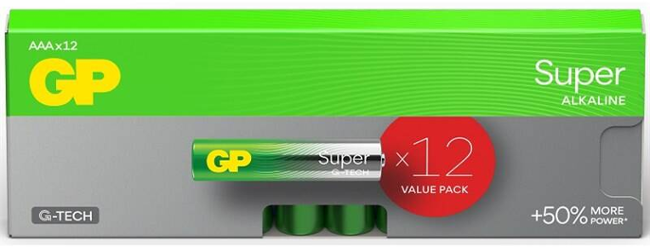 GP Super AAA/LR03, 12ks (B0114T)