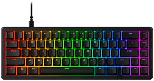 HP HyperX Origins 2 65/Drátové USB-A/US/Černá