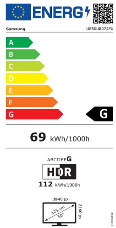 Samsung UE50U8072F