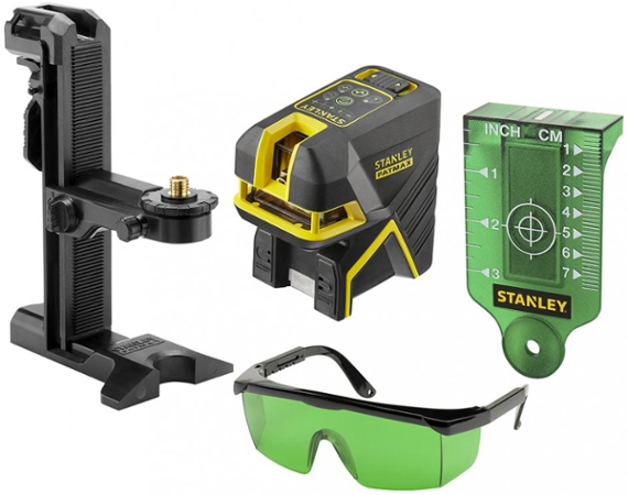 Stanley FatMax křížový + 2bodový laser - zelený FMHT1-77438