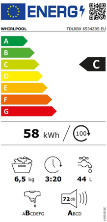 Whirlpool TDLRBX 65342BS EU 