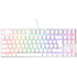 Genesis tichá herní klávesnice THOR 303/TKL/RGB/Outemu Peach Silent/Drátová USB/US layout/Bílá
