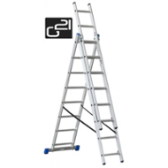 Žebřík G21 5,1m 3 x 8 příček