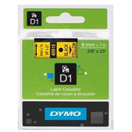Páska DYMO D1 9mm černá/žlutá