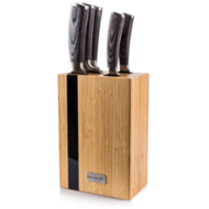 Sada nožů Gourmet Rustic + bambusový blok G21
